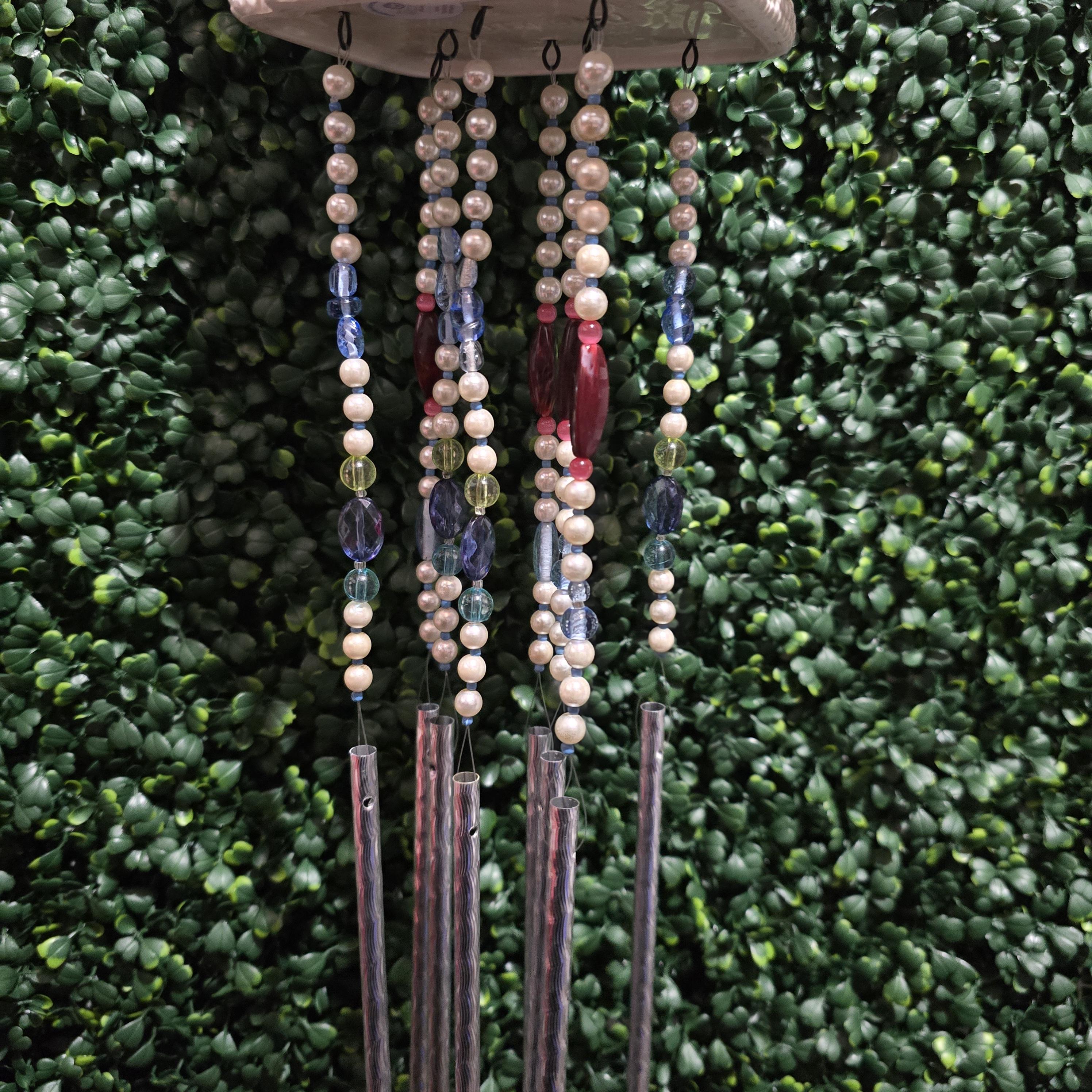 Victorian Teapot House Wind Chime – Handcrafted One-of-a-Kind Garden Art – Image 3