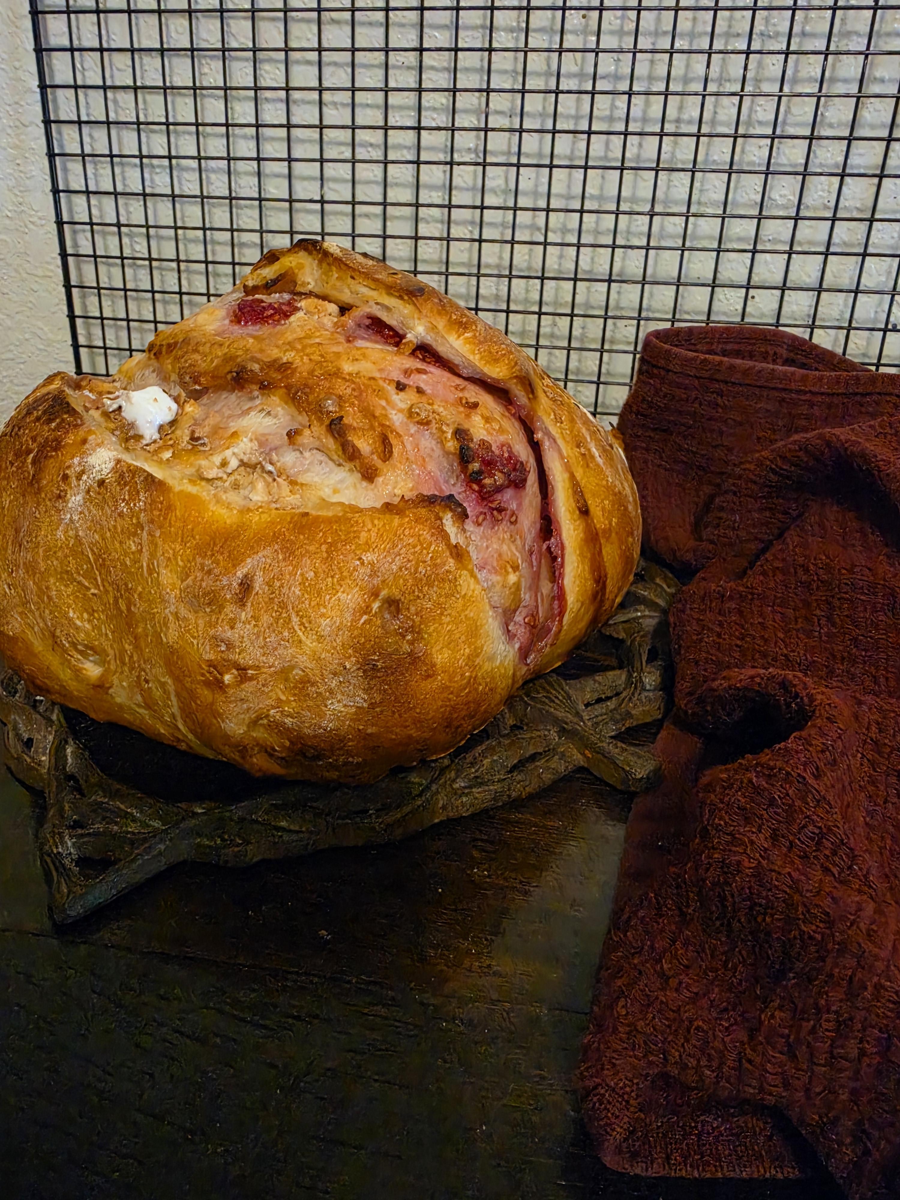 Sourdough Raspberry White Chocolate Bread – Image 1