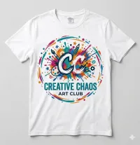 Creative Chaos Art Club Tee Shirt – Image 1