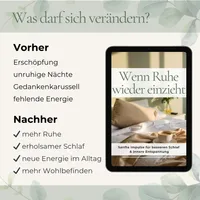 Wenn Ruhe wieder einzieht | Schlaf Ebook Deutsch – Schlafprobleme verstehen, besser schlafen & Lebensqualität verbessern PDF – Image 5