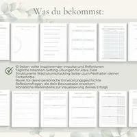 Was wachsen darf – Dein Intention Journal | Dein Workbook für bewusstes Wachstum & innere Transformation – Image 3