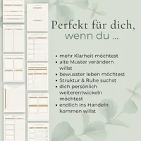 Wachse in deinem Tempo | Dein Planer für persönliches Wachstum, Klarheit & nachhaltige Gewohnheiten – Image 4