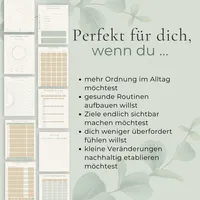 Mehr Klarheit im Alltag | Dein Tracker-Journal für strukturierte Routinen, Ziele & sichtbare Veränderung – Image 4
