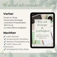 Etsy mit Strategie & Leichtigkeit | Dein Planer für erfolgreiches Etsy-Business ohne Stress – Image 5