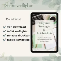 Etsy mit Strategie & Leichtigkeit | Dein Planer für erfolgreiches Etsy-Business ohne Stress – Image 6