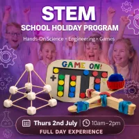 STEM School Holiday Program - Thurs 2nd July 10am to 2pm – Image 1