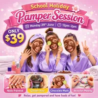 School Holiday Pamper Session Monday 29th June 12pm–2pm – Image 1