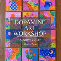 Sunday 26th 12pm-1pm Mummy & Me: Dopamine Painting – Image 1
