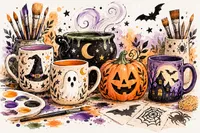 Sunday 25th Oct –  Halloween Pottery – Image 1