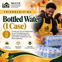 Friendsgiving – Bottled Water (1 Case) – Image 1