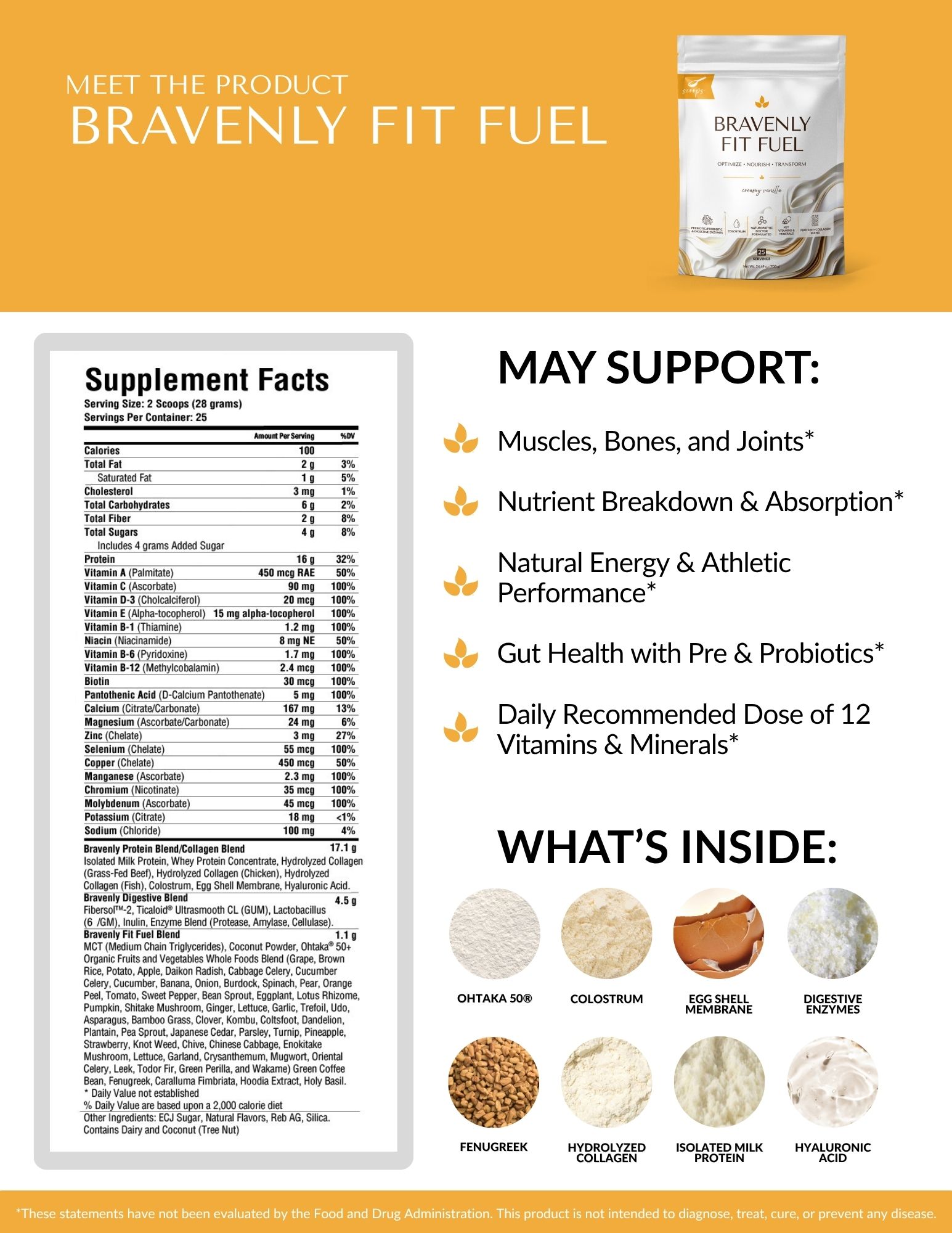 Bravenly Fit Fuel - Vanilla BFF – Image 2