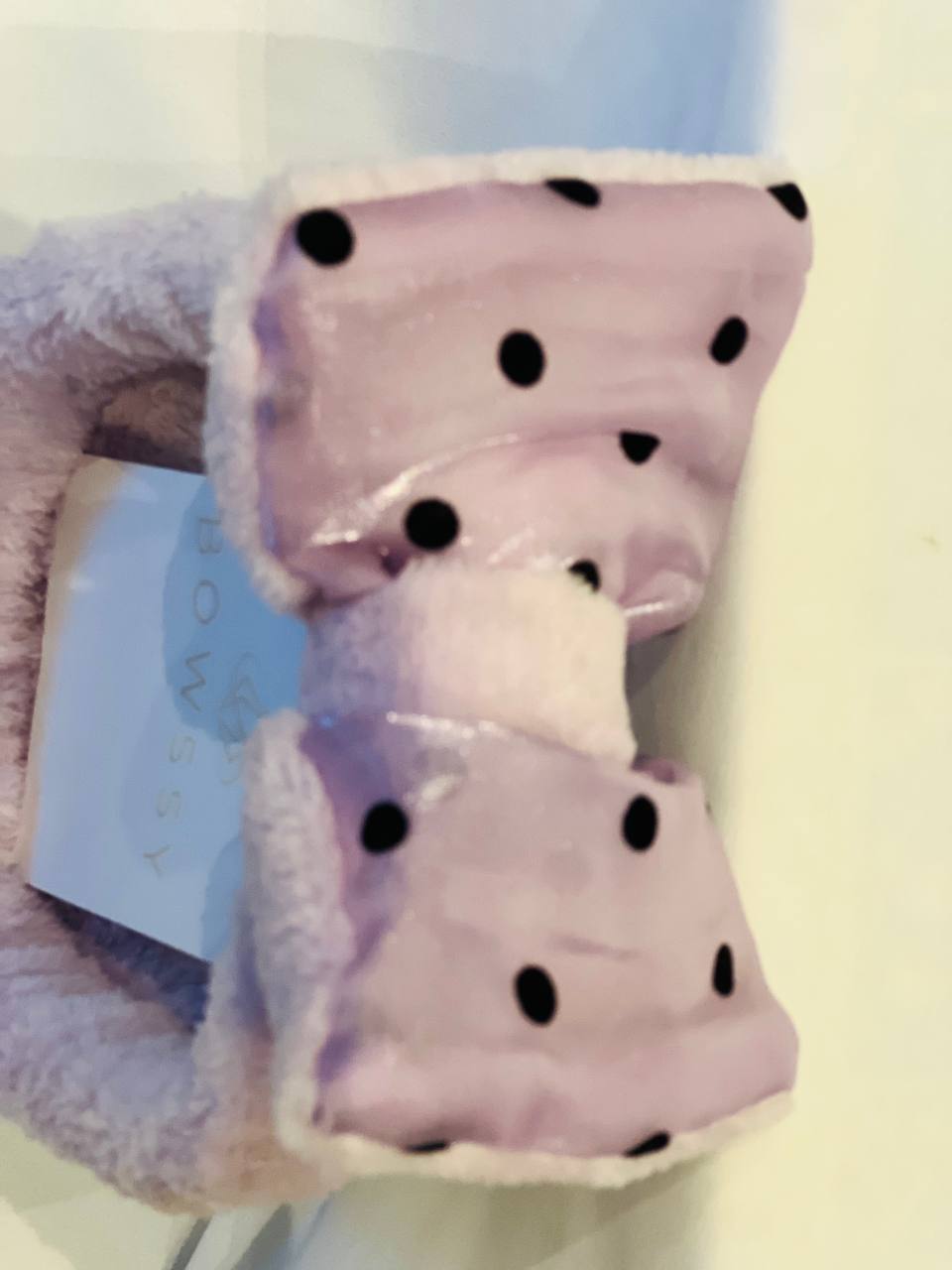 Soft Petal Polka-Dot Spa Headband – Image 8