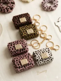 Wild-at-Heart Mini Plush Keychain Pouch – Image 1