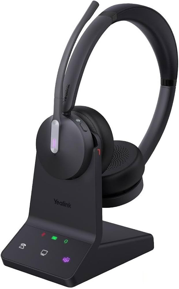 Yealink WH64 DECT Hybrid Wireless Headset - Dual - Teams – Image 1