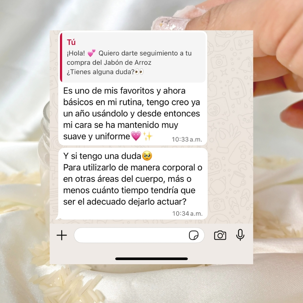 Jabon de Arroz Exfoliante  – Imagen 2