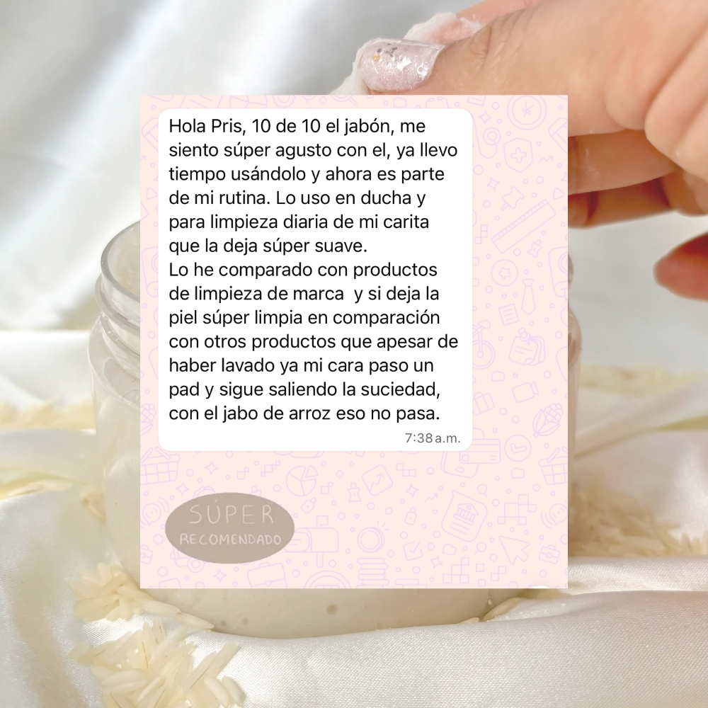 Jabon de Arroz Exfoliante  – Imagen 3