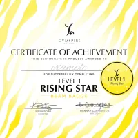 Level 1 - Rising Star - Beam – Image 1