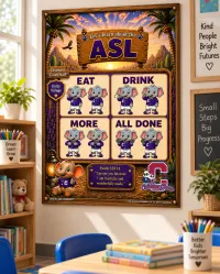 Childcare Cheero ASL Learning Poster | Starter, Infants Ages 6 Weeks to 11 Months – Image 1
