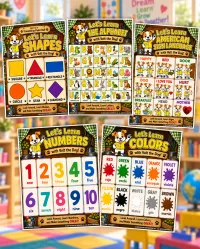 Volt the Dog Preschool Learning Poster Bundle – Image 1