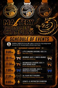 Mastery Championship August 29th  – Image 1