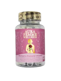 Aura Femme Wellness Women's Prenatal Vitamin (60 caps) – Image 1