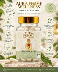 Aura Femme Wellness Hair Growth PRO (60 caps) – Image 4