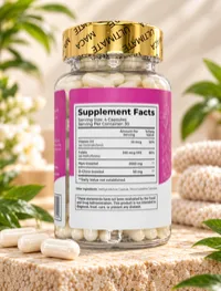 Aura Femme Wellness Myo & D-Chiro Inositol+ (120 caps) – Image 3