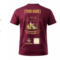HWM Challenge 2026 - ADULT - Founding Member Limited Edition T-Shirt - Burgundy – Image 3