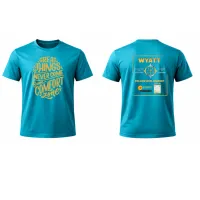 D'Family Compass  - Comfort Zone - T'shirt - Teal – Image 1