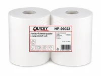 Jumbo-Toilettenpapier, 2-lagig Zellstoff weiß, Ø 25 cm, 6 Rollen – Image 1