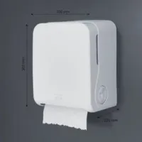 Handtuchrollenspender, Autocut, weiß matt – Image 2