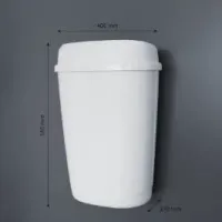 Mülleimer, 32 l, weiß – Image 2