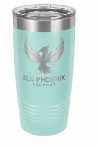 Blue Phoenix Support 20 Oz Tumbler – Light Blue 