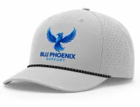 Blu Phoenix Support Dri-Fit Hat w/ Rope – Grey