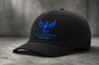 Blu Phoenix Support Dri-Fit Hat w/ Rope – Black