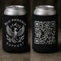 Blu Phoenix Support Can Koozies – Image 1