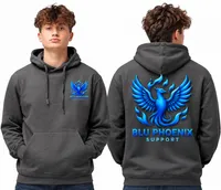 Blu Phoenix Support Signature Hoodie – Image 1