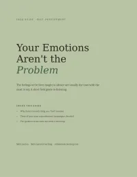 Your Emotions Aren't the Problem – PDF Download