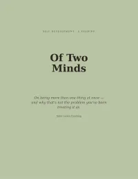 Of Two Minds – PDF Download