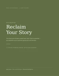 Reclaim Your Story – PDF Download