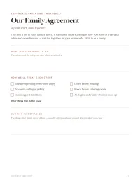 Our Family Agreement – PDF Download