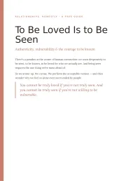 To Be Loved Is to Be Seen – PDF Download