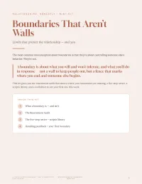 Boundaries That Aren't Walls – PDF Download