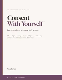 Consent With Yourself – PDF Download
