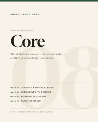 AWARE — Core · Welcome Packet – PDF Welcome Packet