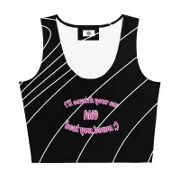 Beat You Crop Top – XS