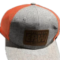EPW Mesh Hat Leather embroidered – Image 1