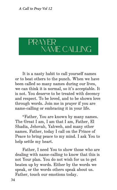 A Call to Pray Vol 12 – Image 3
