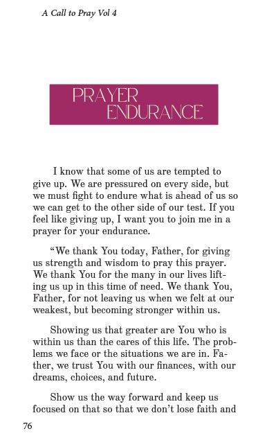 A Call to Pray Vol 4 – Image 3