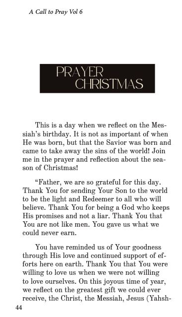 A Call to Pray Vol 6 – Image 6